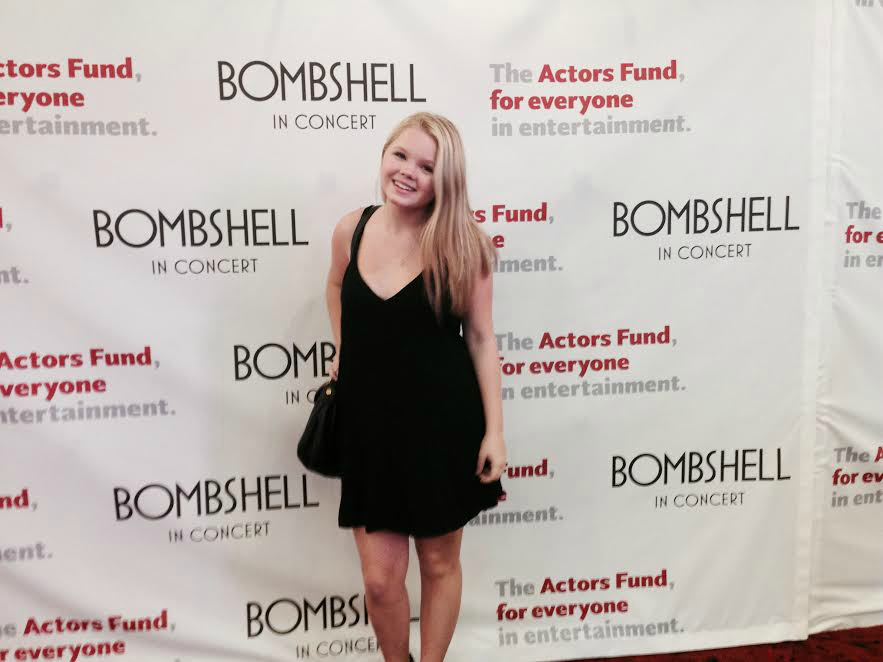 Ingrid at the Bombshell Benefit Concert
