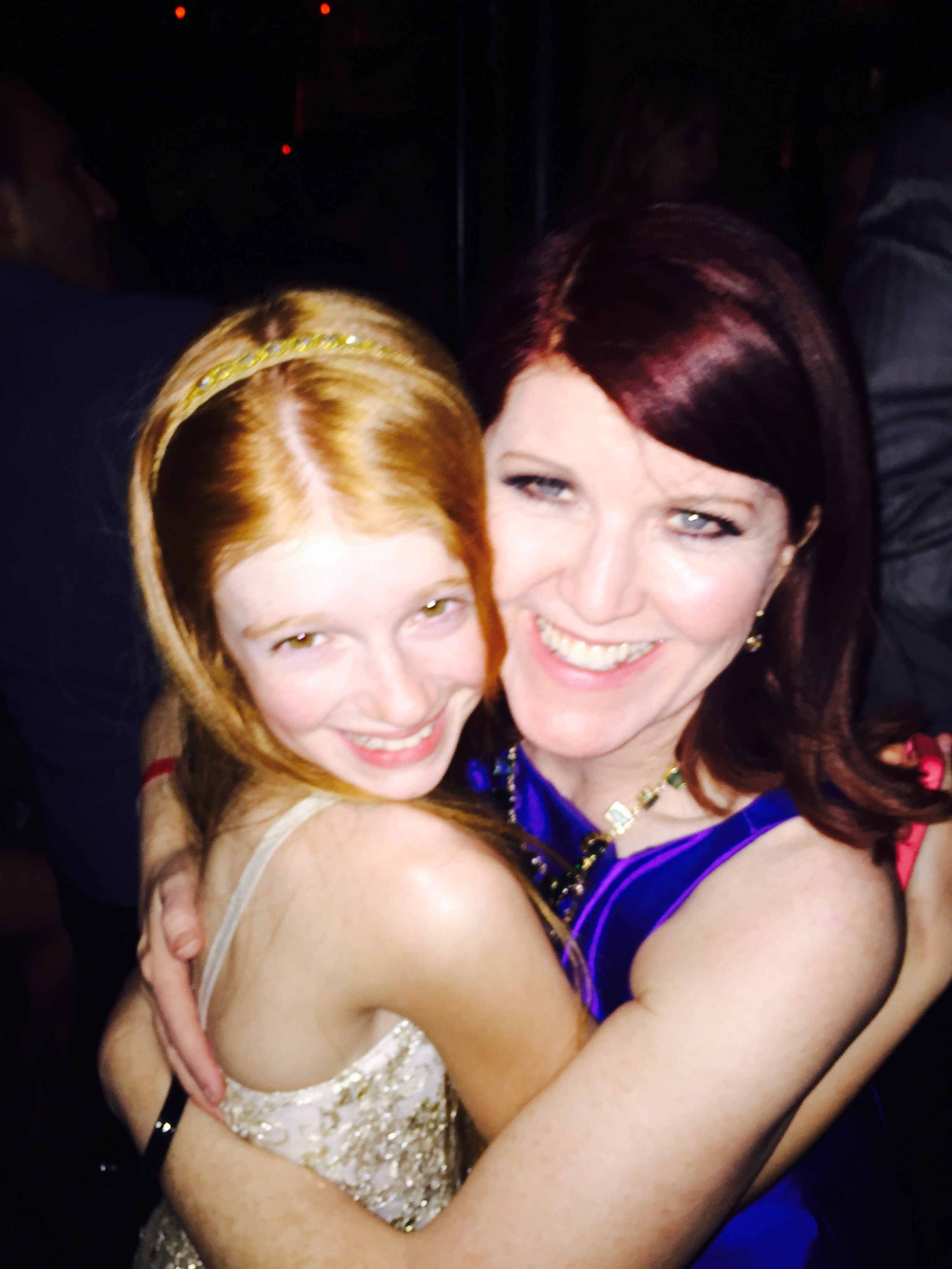 Hannah & Kate Flannery on Red Carpet for Tenured.