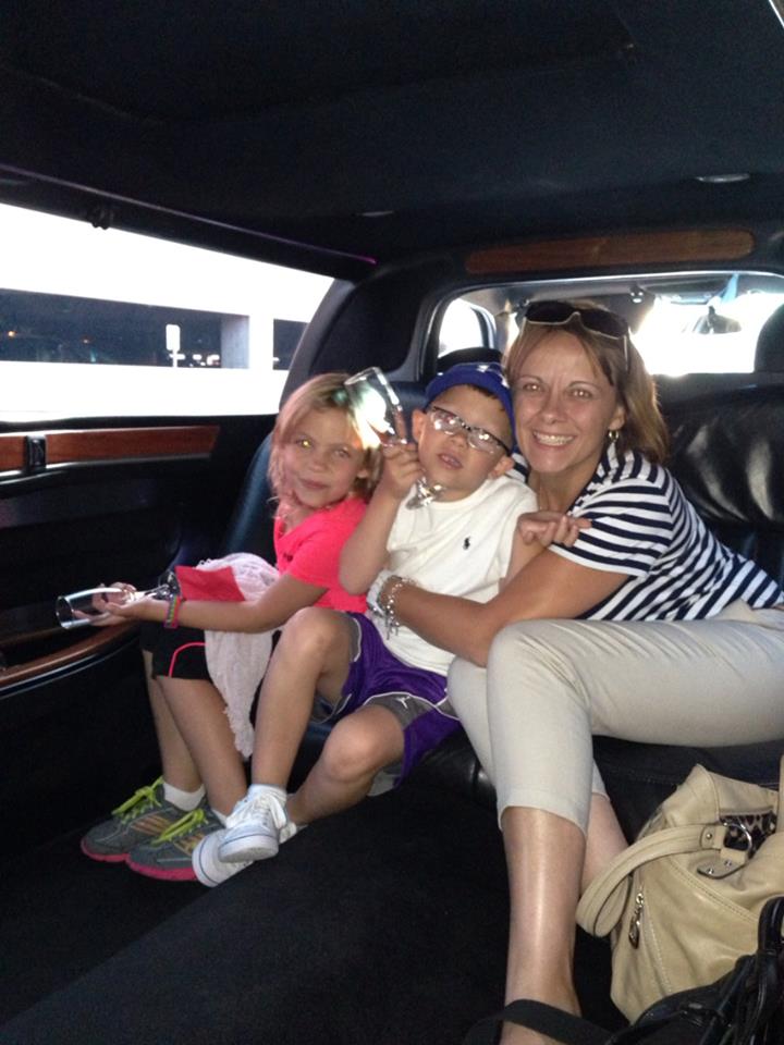 Families First Limo Ride, My Daughter's Acting Expo. My Wife Molly Burnett