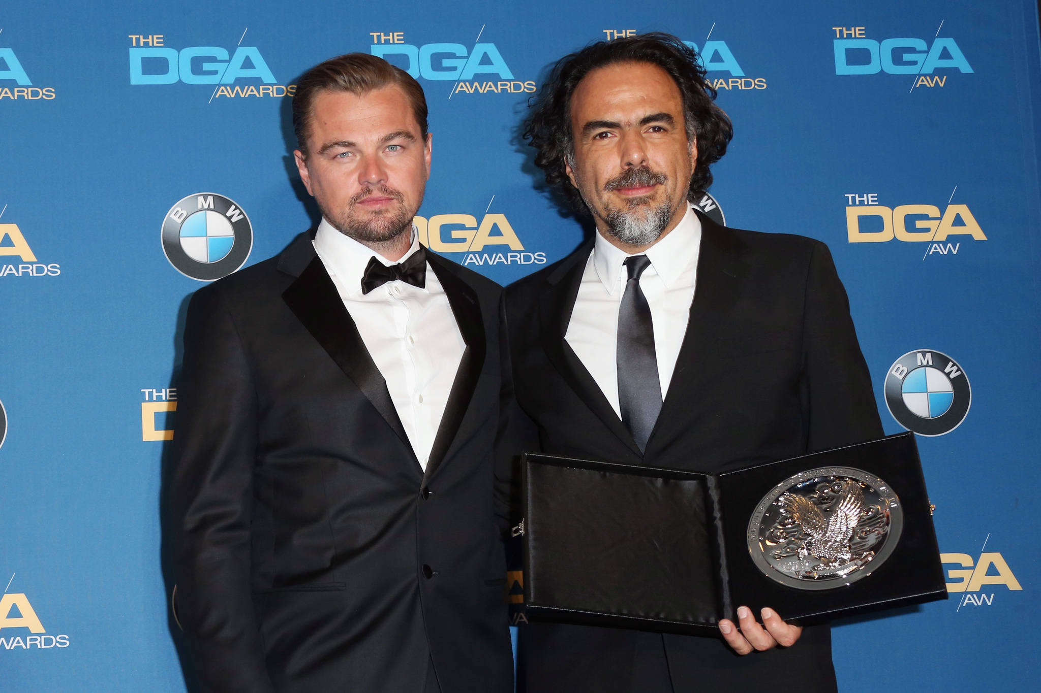 Leonardo DiCaprio and Alejandro Gonzalez