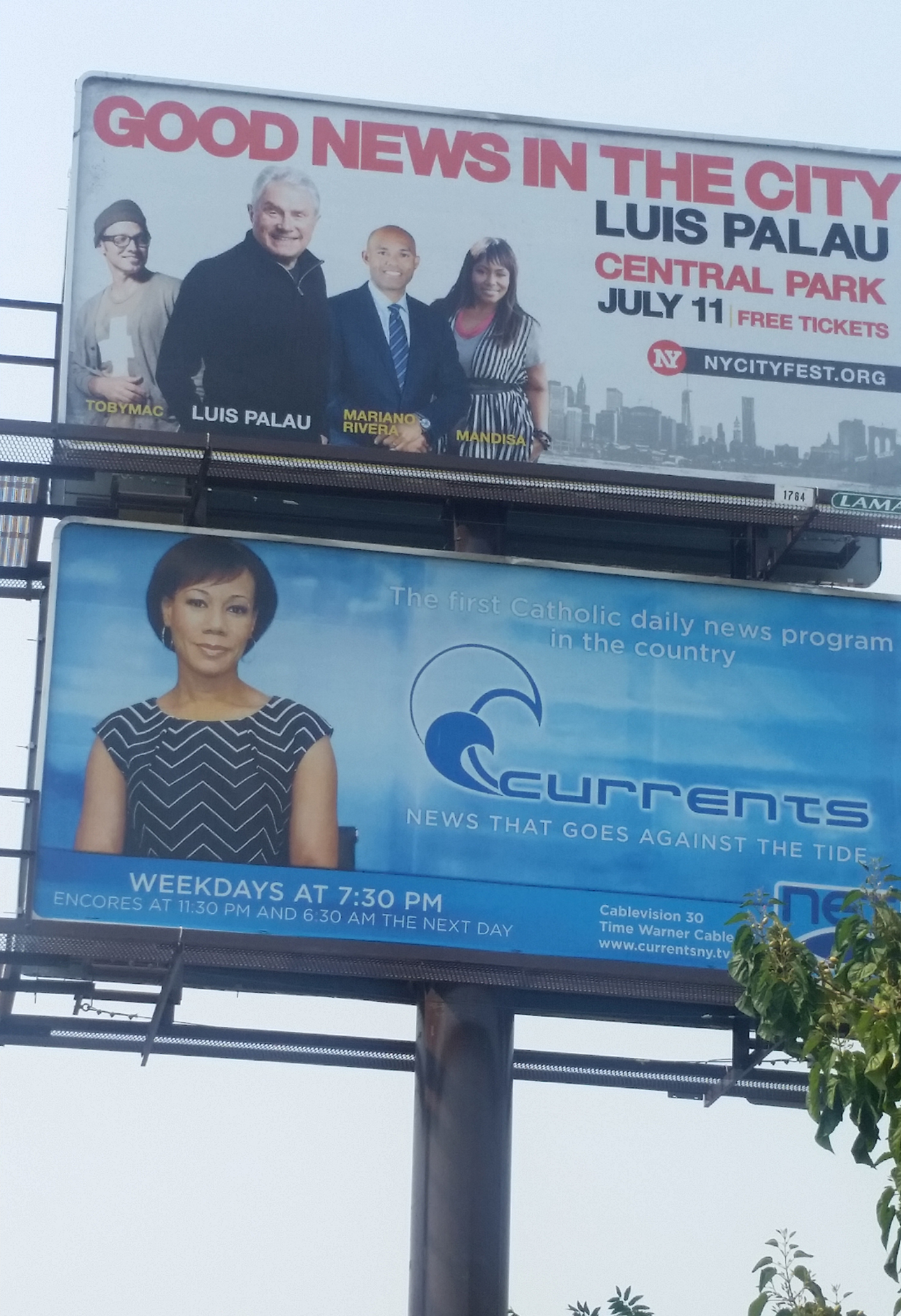 Official billboard Atlantic Ave., Brooklyn, New York (Near Barclays)