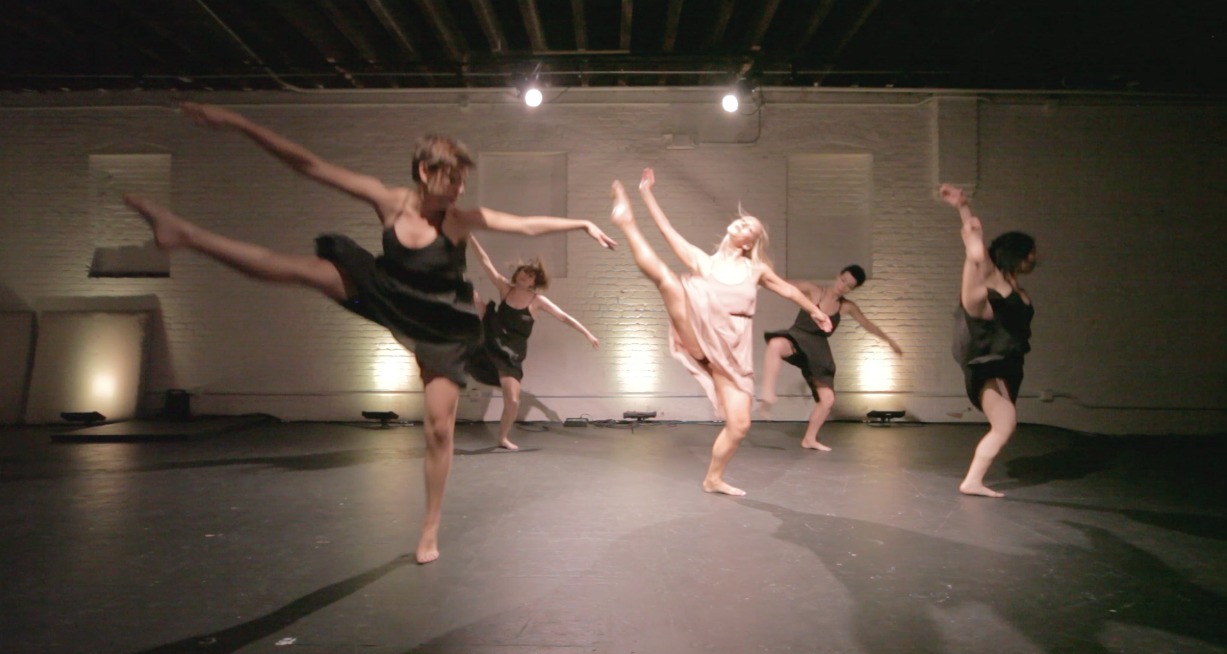 Dancers Caitlin Johnson, Kayla Schetter, Anna Vlasova, Cassie Mills and Jessica Ho in a scene from 
