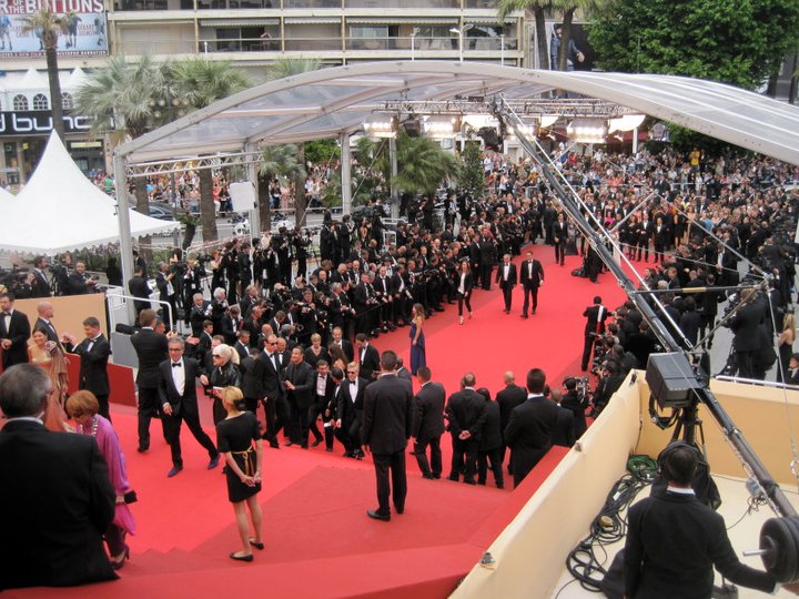 Cannes Film Festival top of red carpet