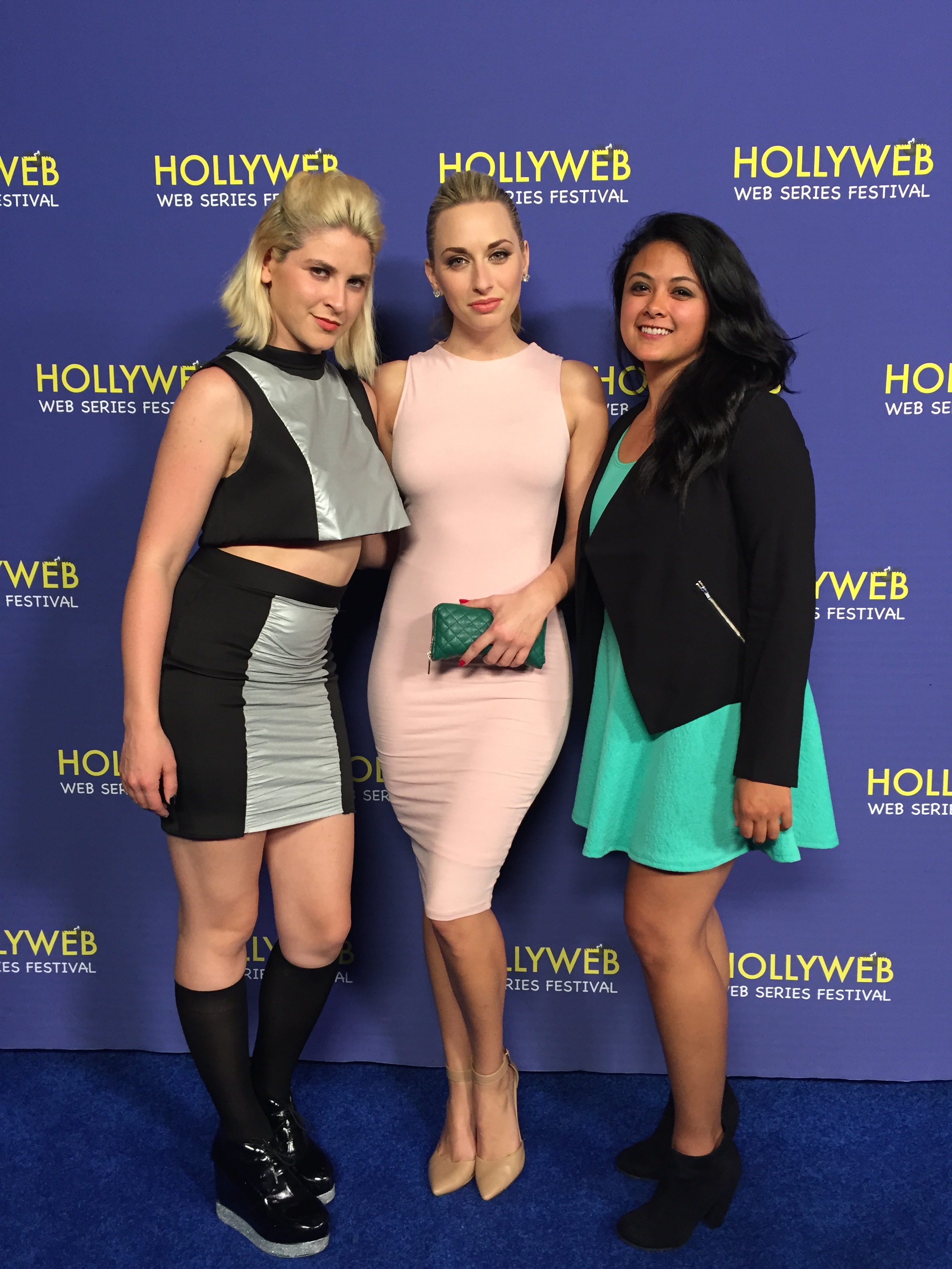 Marzy Hart, Lyndsi LaRosey, Christina De Leon attend HollyWeb Festival In LA