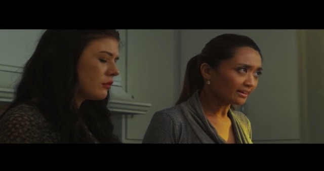 screen shot from movie short 'War of Mind' - with Jessica Linsey Gilert