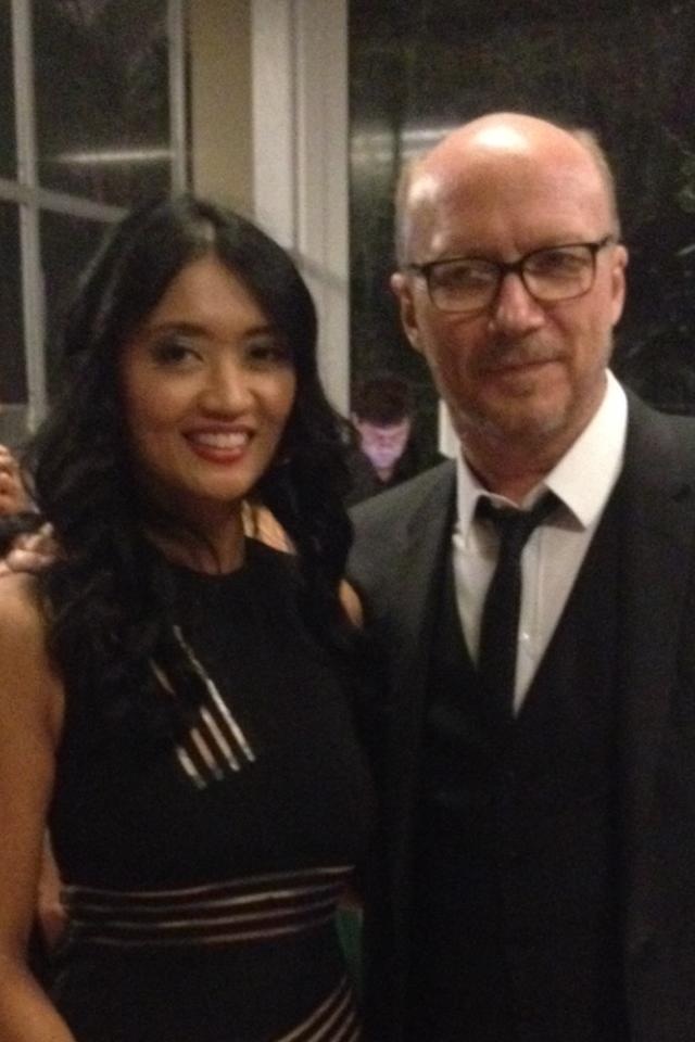 with director, Paul Haggis at the premiere of his movie 'Third Person'