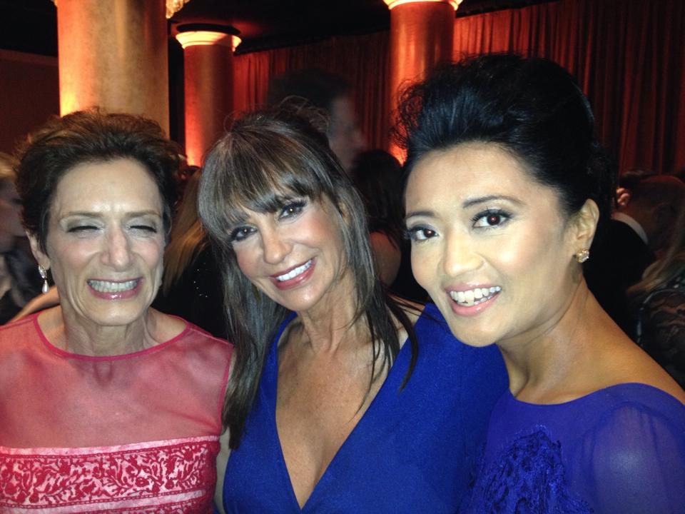 with Y&R's head writer Shelly Atlman and Y&R's 'Jill' Jess Walton at the Daytime Emmy Awards 2014