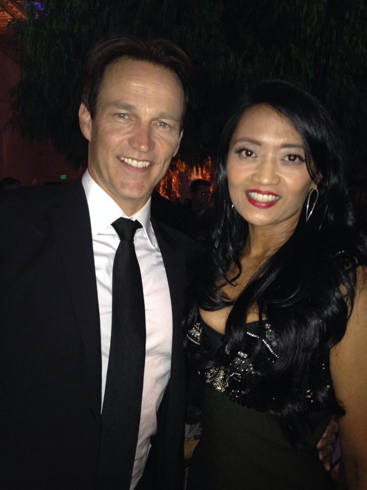 with Stephen Moyer of HBO's True Blood at their finale season event