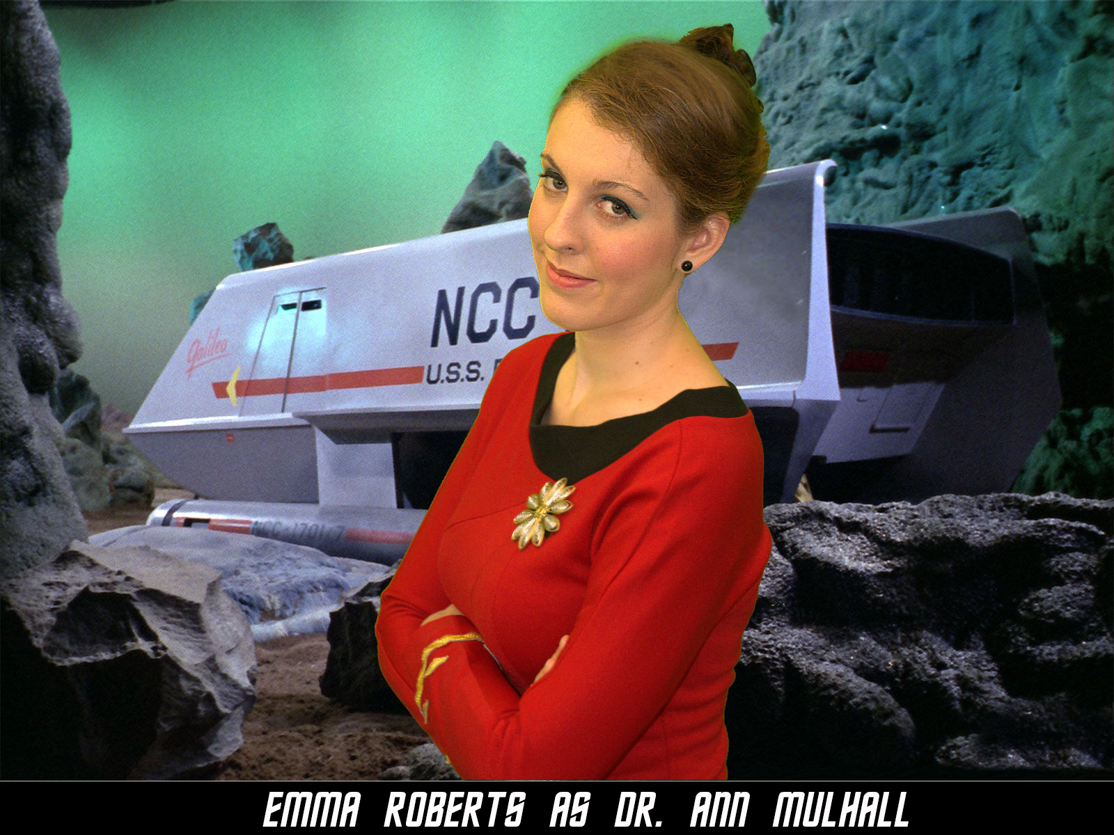 Emma Roberts as Ann Mulhall in Star Trek