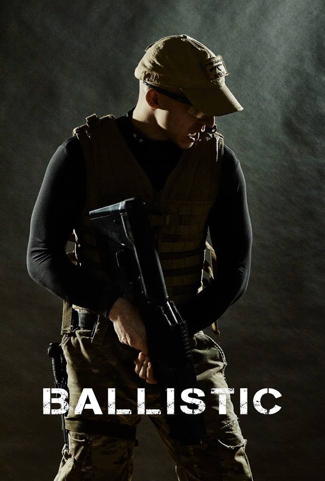 BALLISTIC isn't a real film...yet! Let's make it happen. Sporting only the finest in private security attire here.