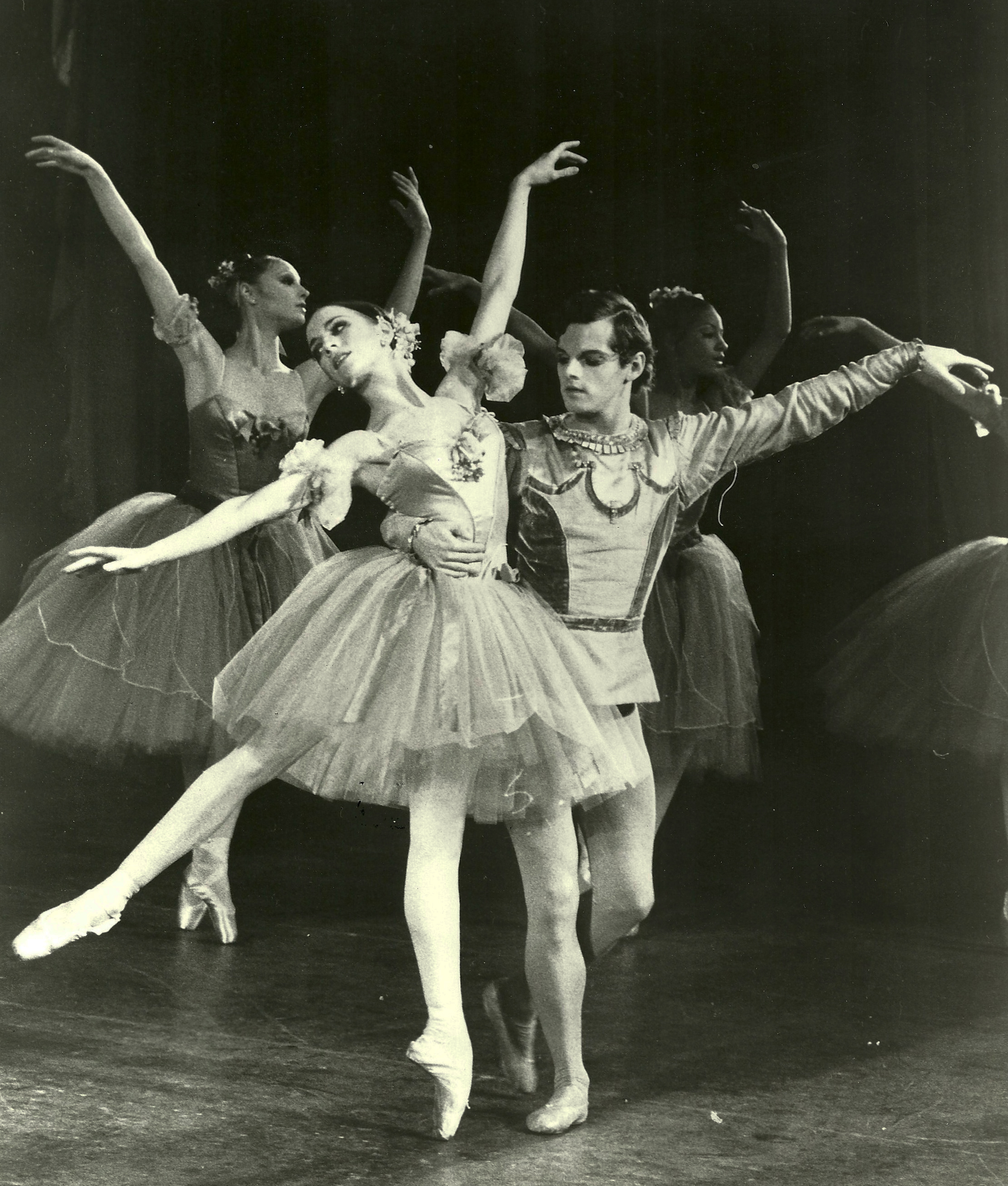 Me and Gelsey Kirkland in Balanchine's BRAHMS-SCHOENBERG QUARTET.