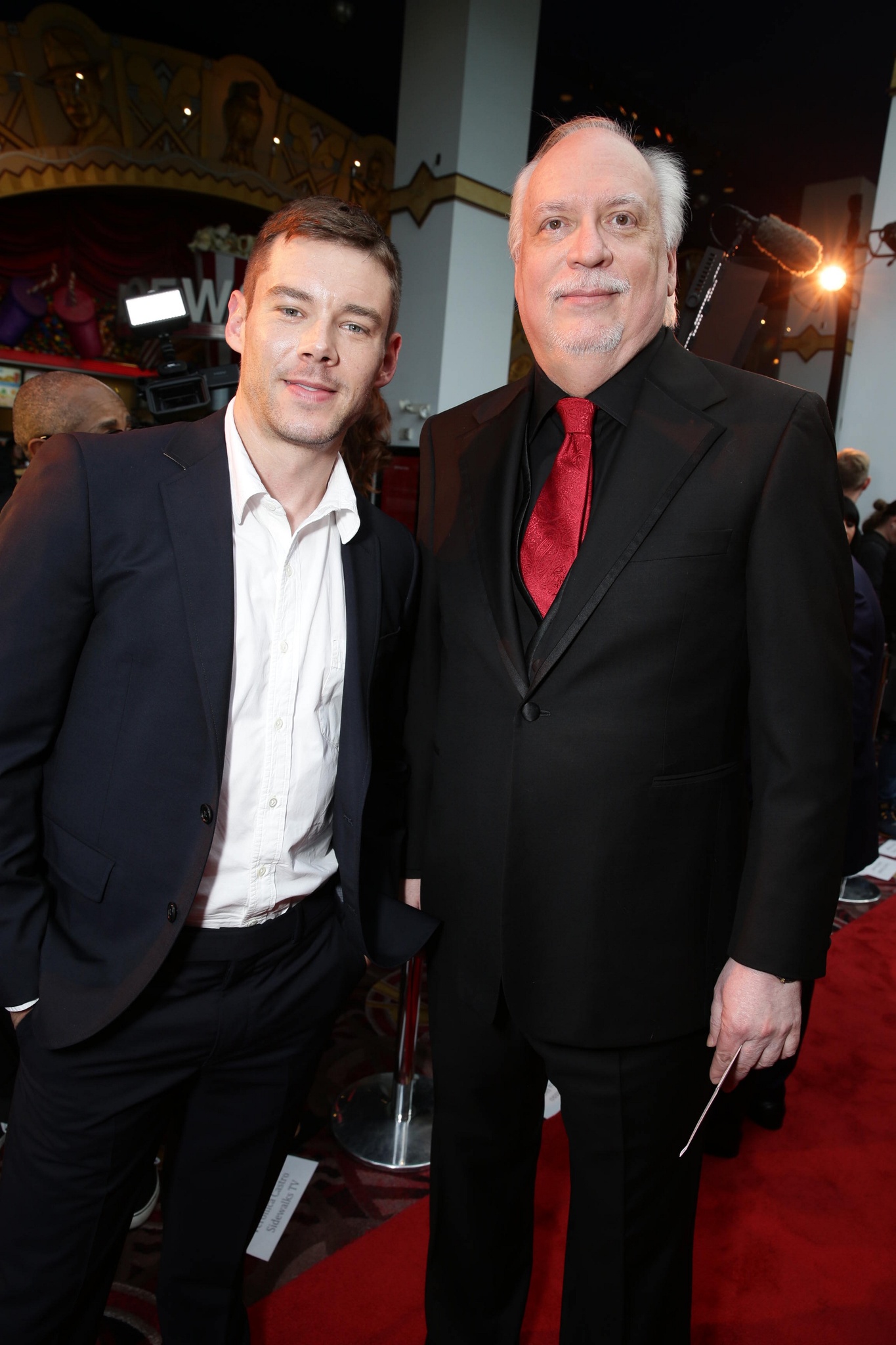 J. Michael Straczynski and Brian J. Smith at event of Sense8 (2015)