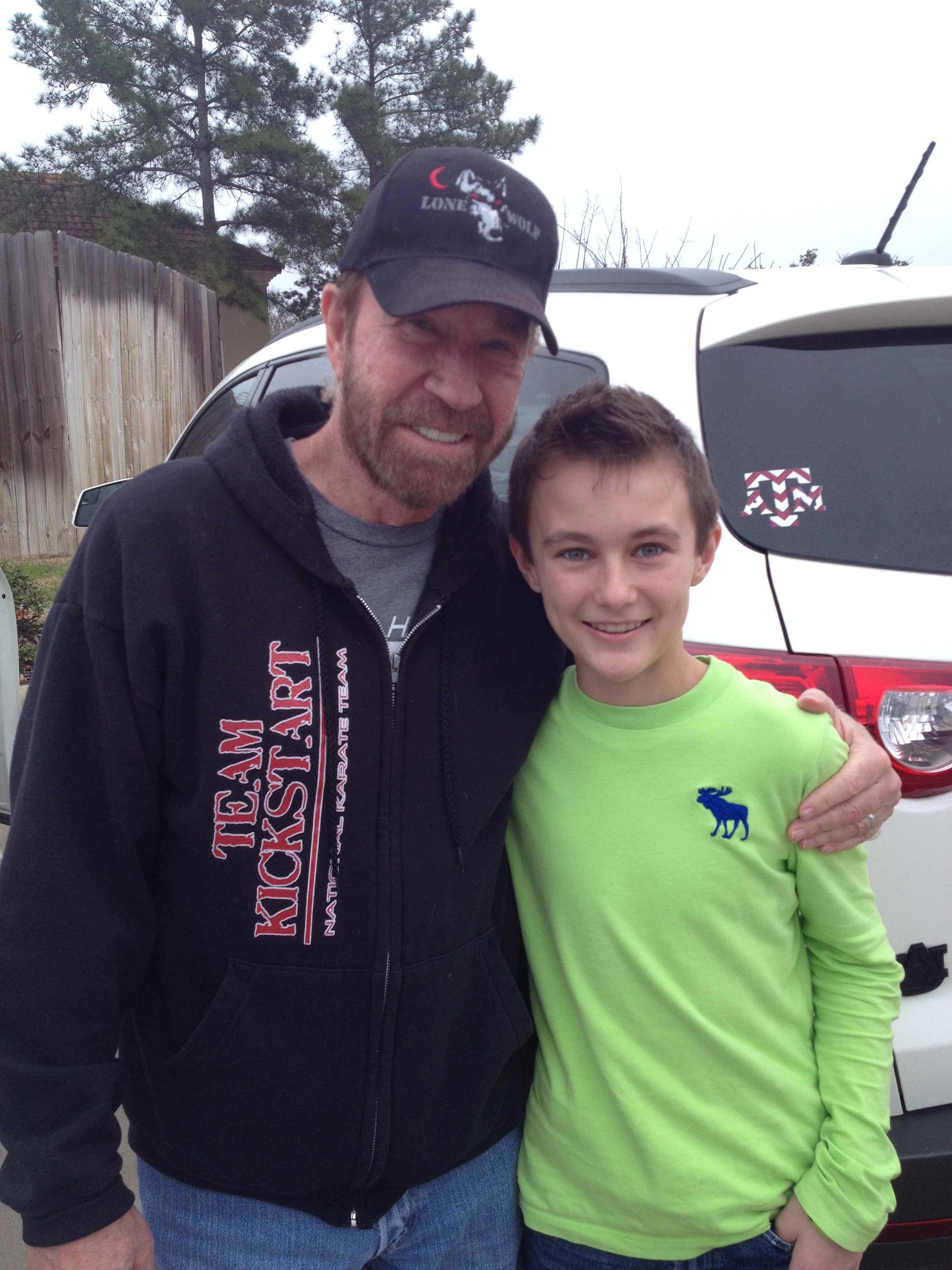 Chuck Norris and Trent Jolie