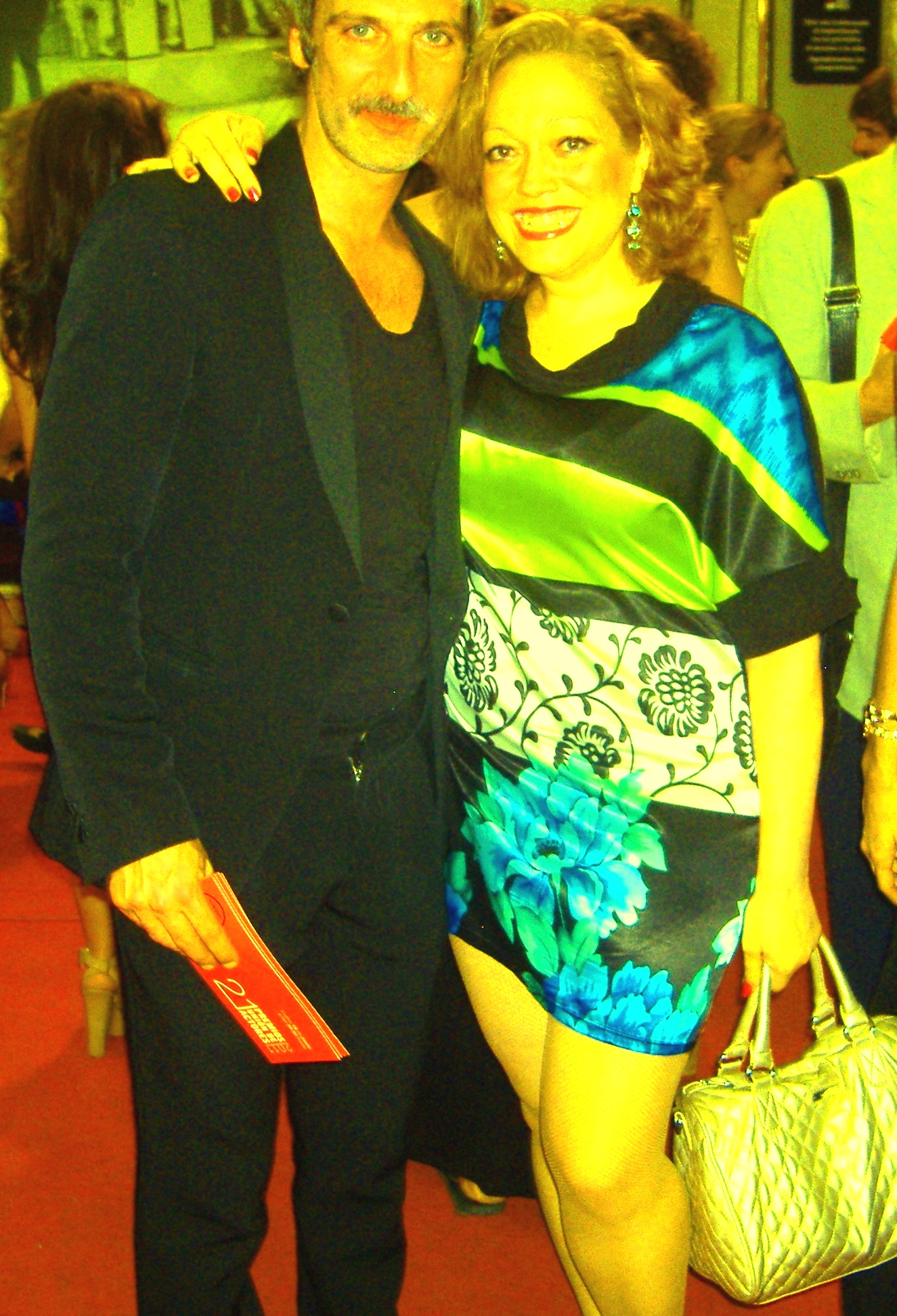Blanca Star Olivera con el actor Ernesto Alterio. Gala de Premios de la UNIÓN DE ACTORES de Madrid 2011-2012.