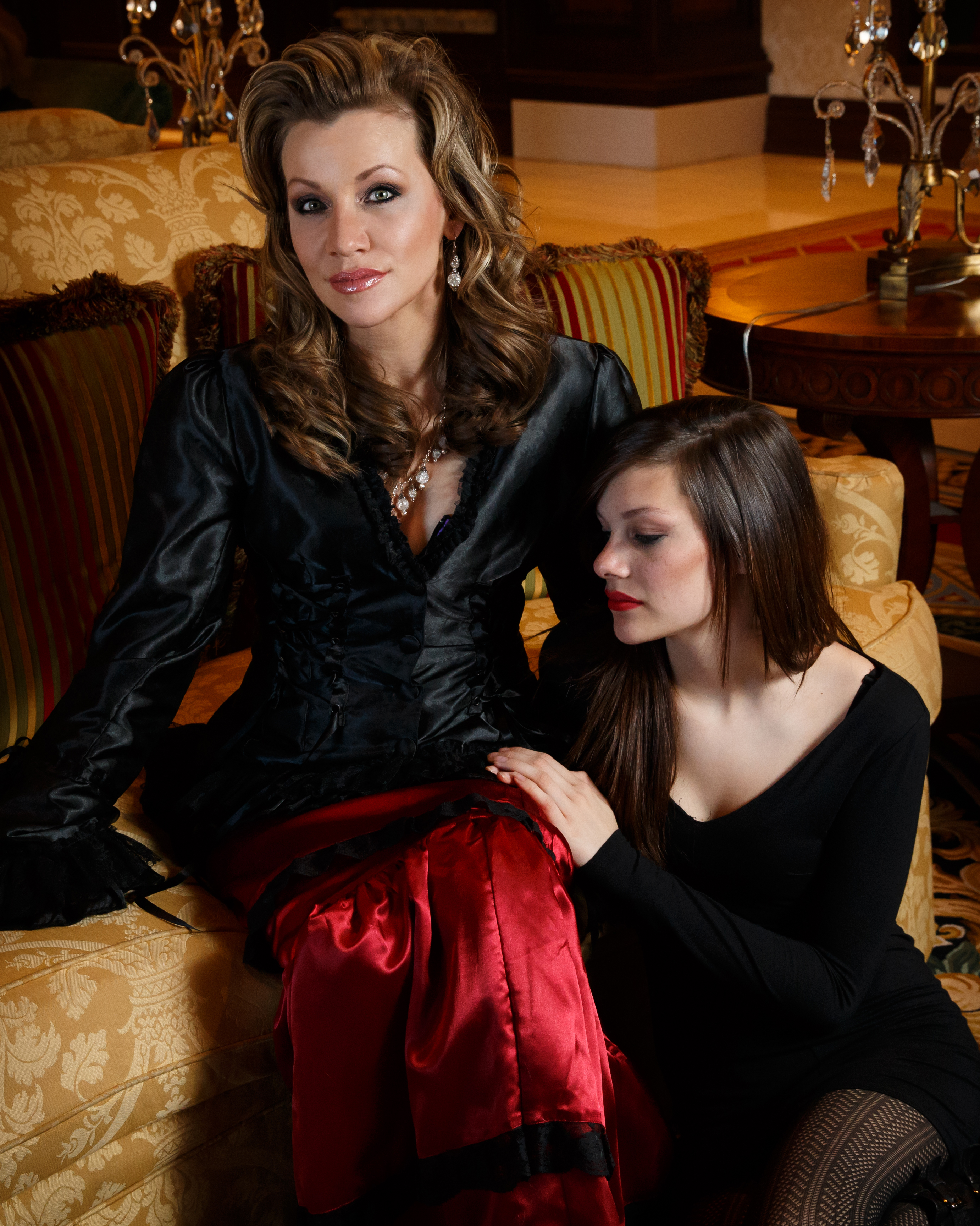 Phyllis Spielman and Daughter Angel Mack photo shoot