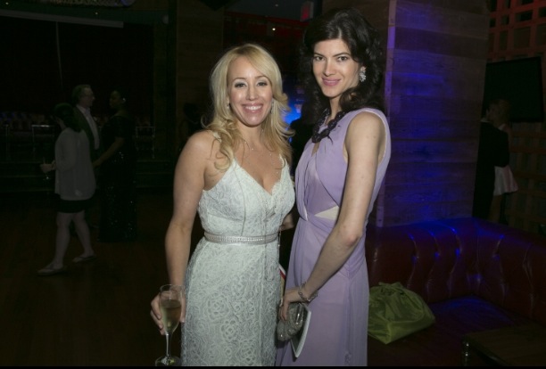 Tony Awards June 7, 2015. Liz Celeste and model Kate Gibbs attend The Curious Incident of the Dog in the Night-Time party, winner of Best Play
