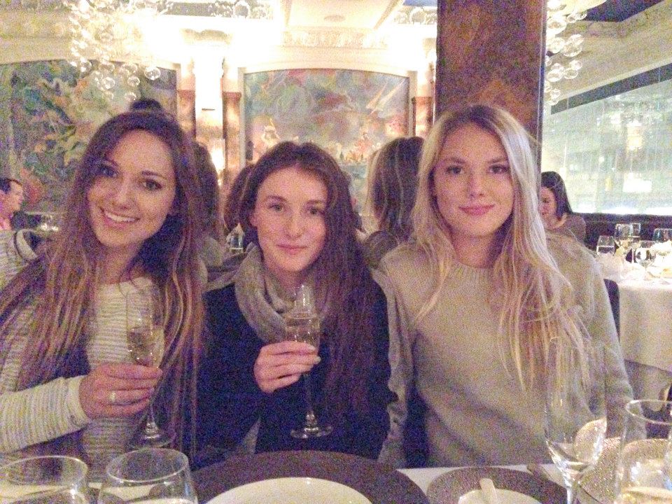 All three of my beautiful daughters, Alex, Brianna, and Darian at Caviar Russe in NYC early 2014
