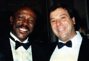 Bob DeBrino and Louis Gossett Jr.