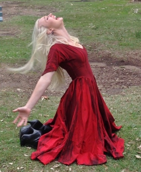 Lady Viktoria's dying scene in The Chronicles of Thorne. Filmed 2013.
