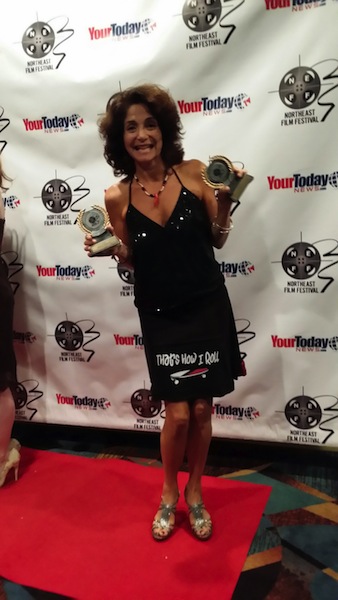 Red Carpet at Northeast Film Festival after winning 2 Awards: 