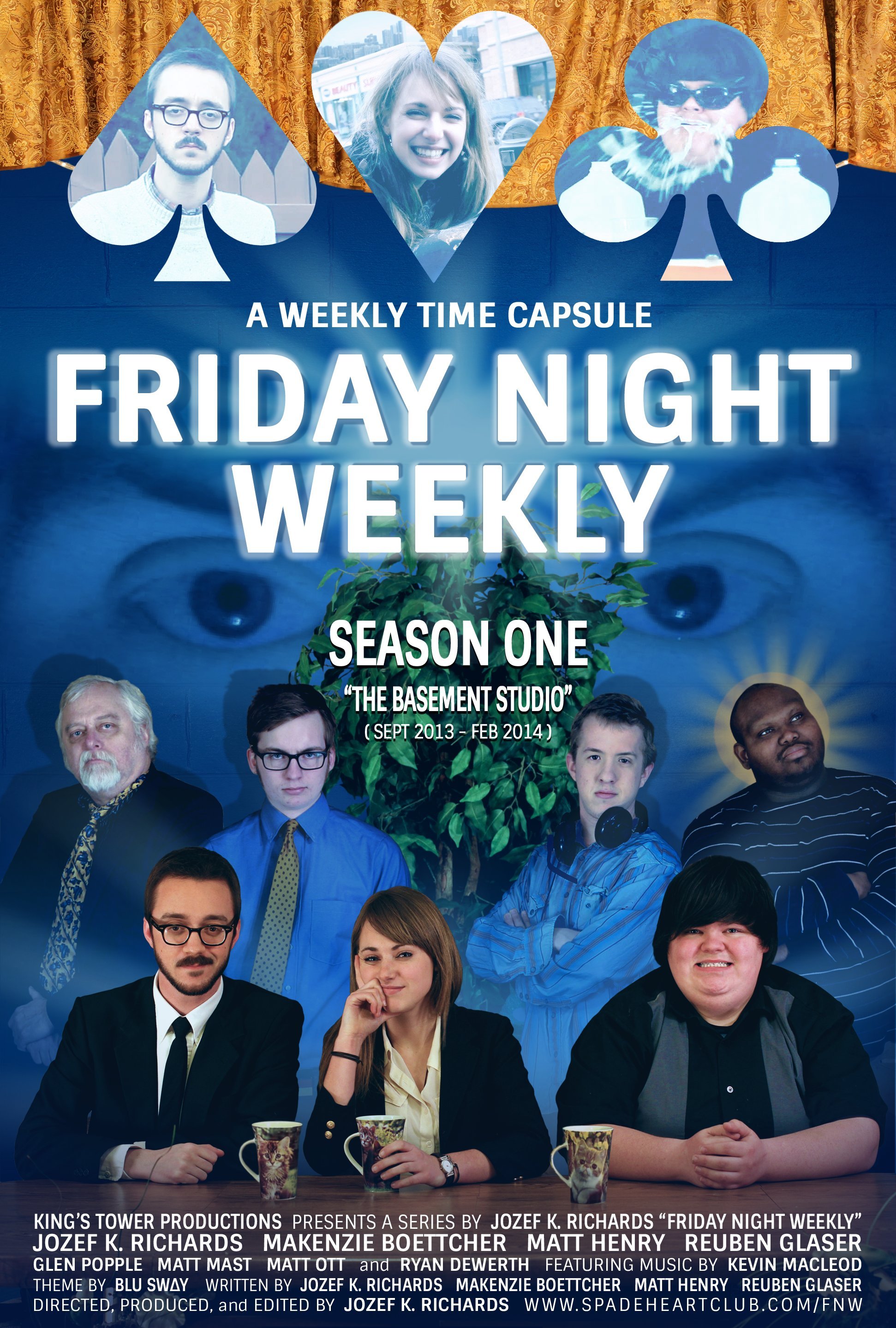 Kevin MacLeod, Matt Ott, Glen Popple, Jozef K. Richards, Matt Mast, Matt Henry, Ryan Dewerth, Reuben Glaser and Makenzie Boettcher in Friday Night Weekly (2013)