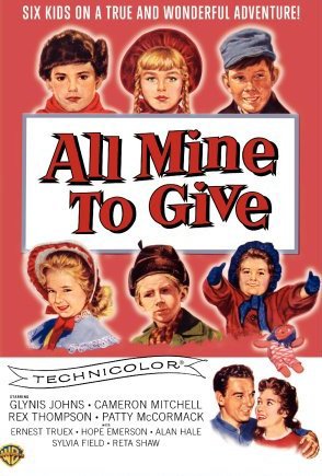 Butch Bernard, Glynis Johns, Patty McCormack, Cameron Mitchell, Jon Provost, Yolanda White, Stephen Wootton, Dorothy Brody and Penny Brody in All Mine to Give (1957)