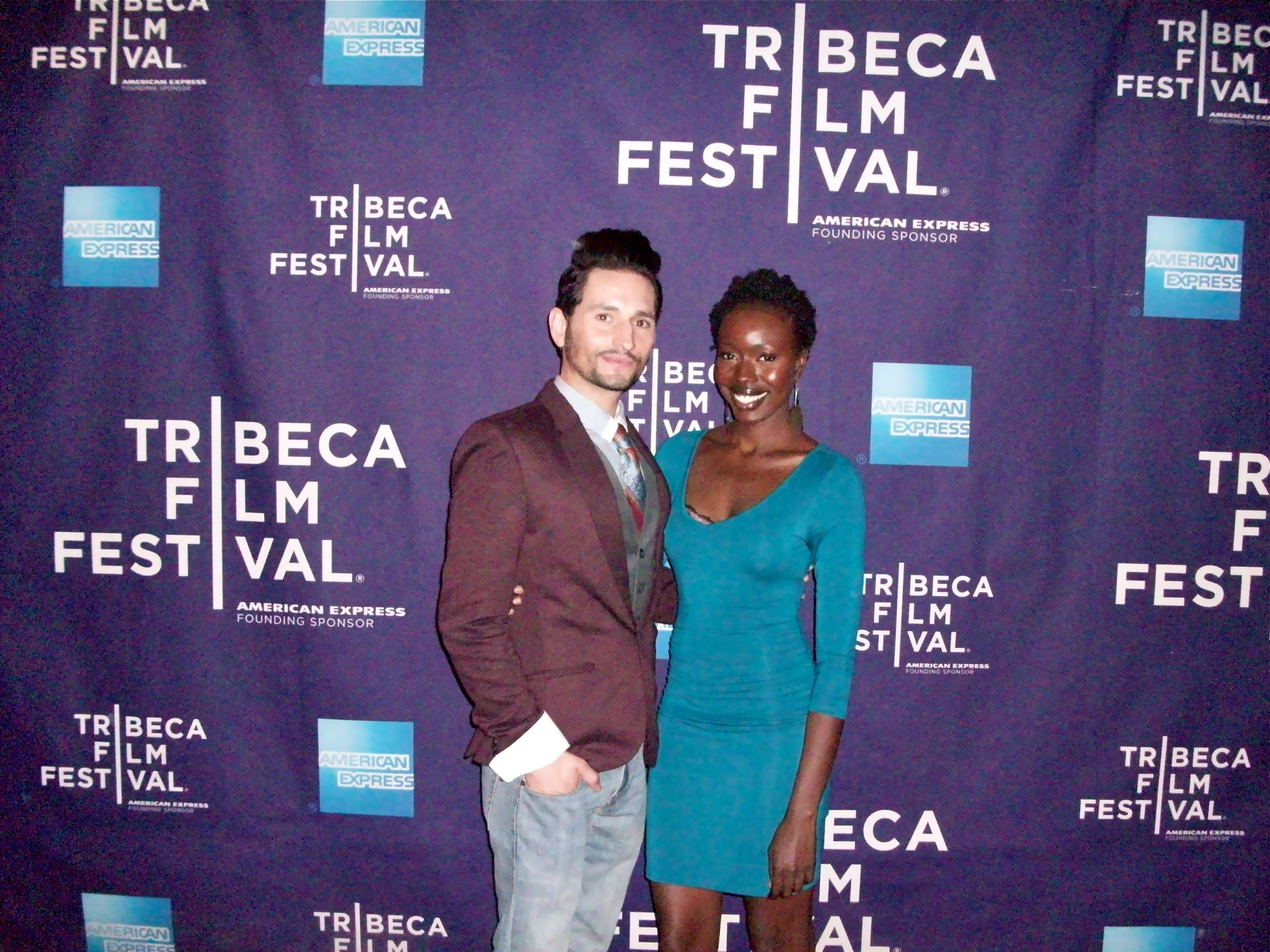 Tribeca Film Festival Xavier Jimenez-March and Anna Diop