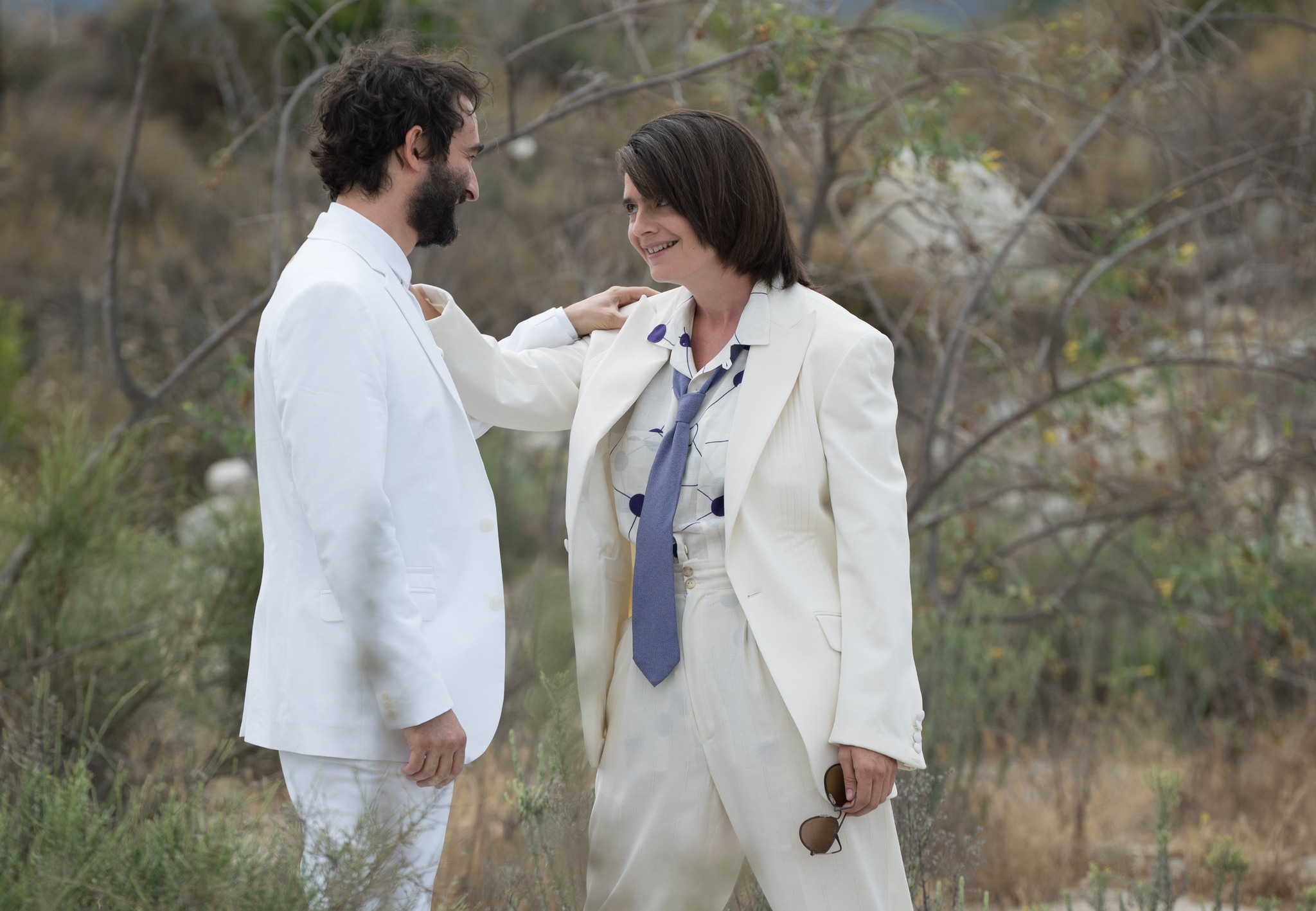 Still of Gaby Hoffmann and Jay Duplass in Transparent (2014)