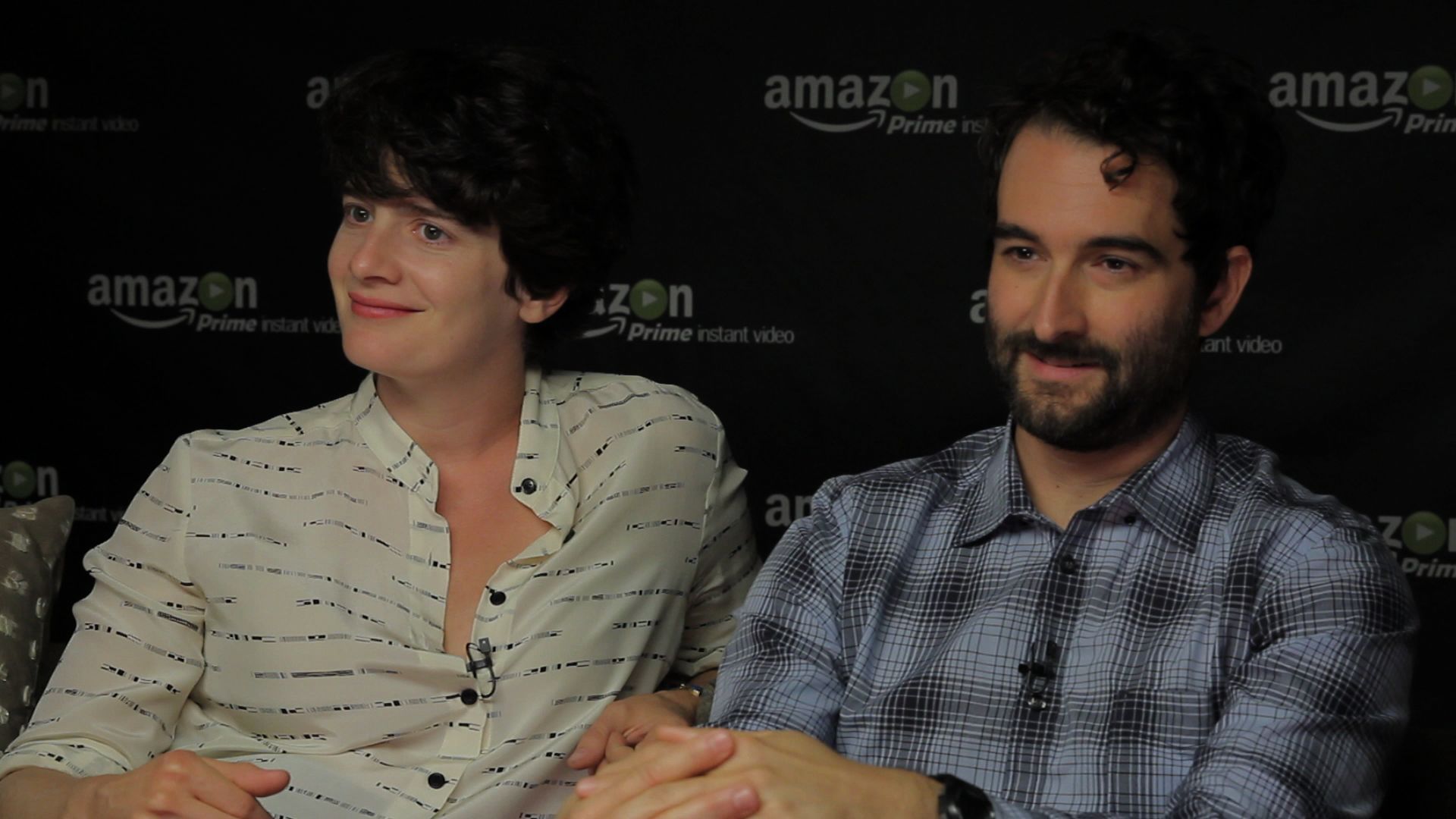 Still of Gaby Hoffmann and Jay Duplass in IMDb: What to Watch (2013)