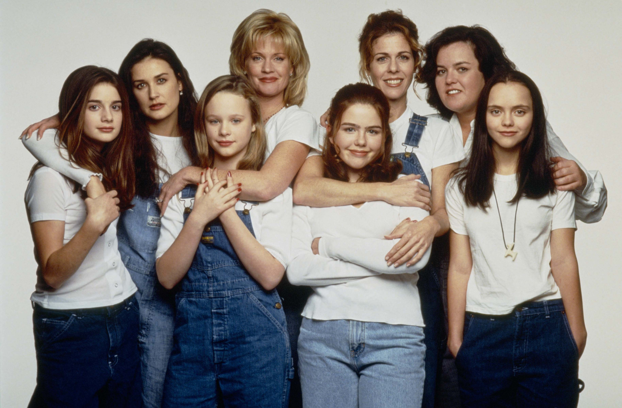 Still of Demi Moore, Christina Ricci, Thora Birch, Melanie Griffith, Gaby Hoffmann, Rita Wilson, Rosie O'Donnell and Ashleigh Aston Moore in Now and Then (1995)