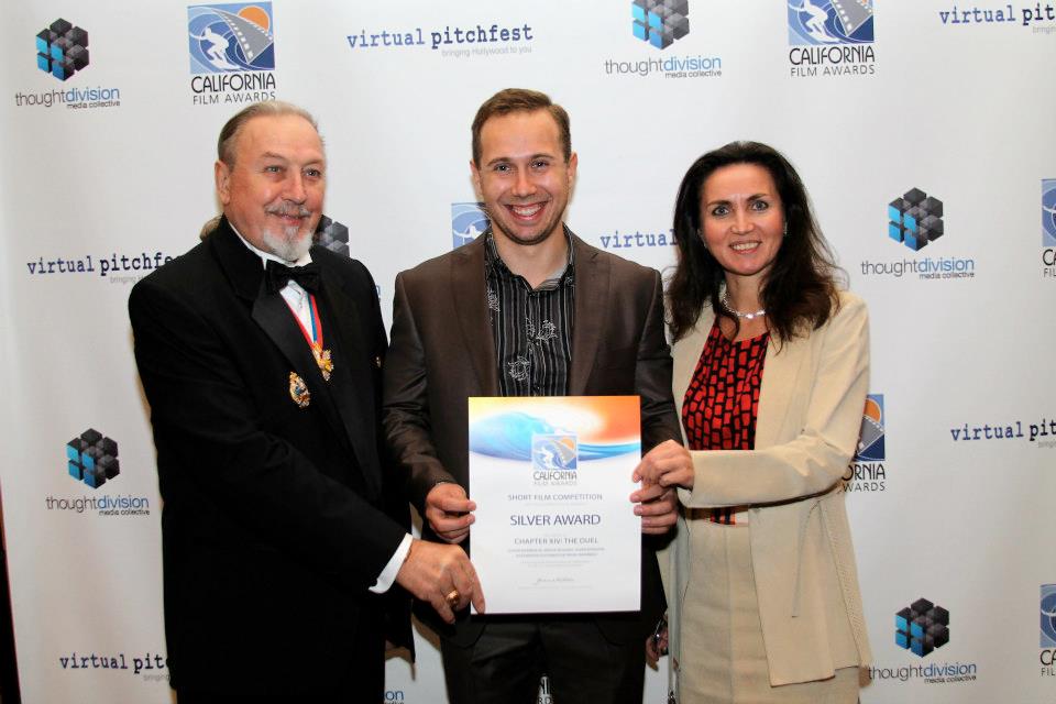 California Film Award with Arkadiy, Elena and Misha Bugaev