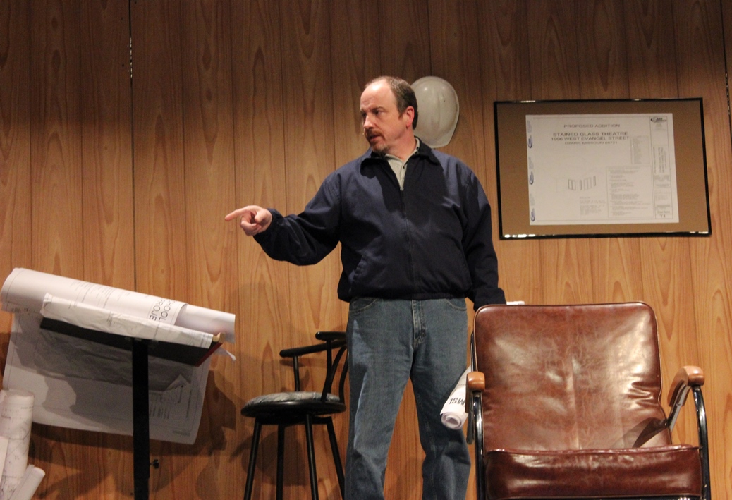 Steven Brown as Scott Miller Sr. in the Stained Glass Theatre production of 