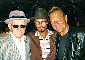 Joe Peck, Johnny Depp and Bob DeBrino