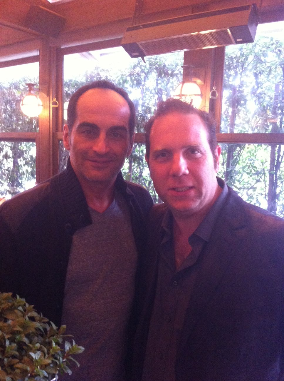 With Homeland's Navid Negahban