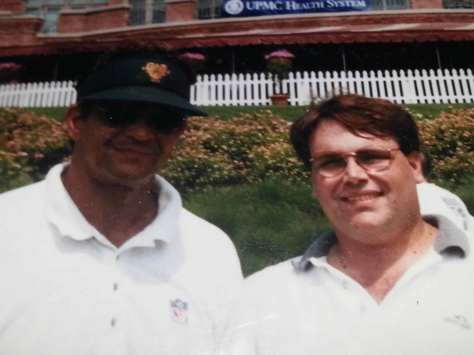 Me and Ed Marinaro from Hill St Blues.