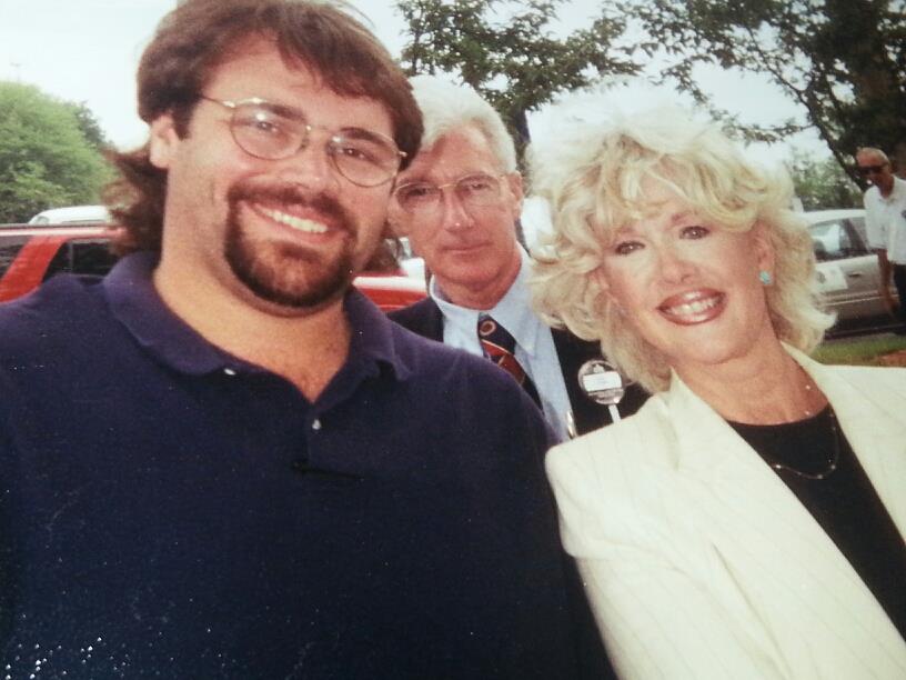 Me and Connie Stevens at the Pro Football HOF.