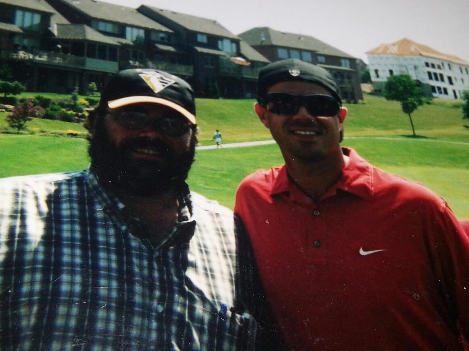 Me and Carson Daly at a golf outing in Pittsburgh Pa.