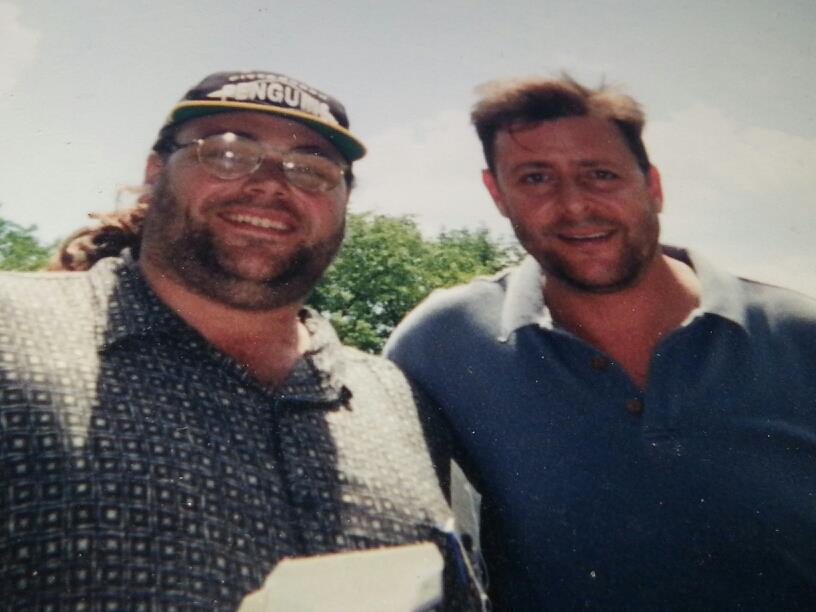Me and Judd Nelson at a golf outing in Pittsburgh Pa.