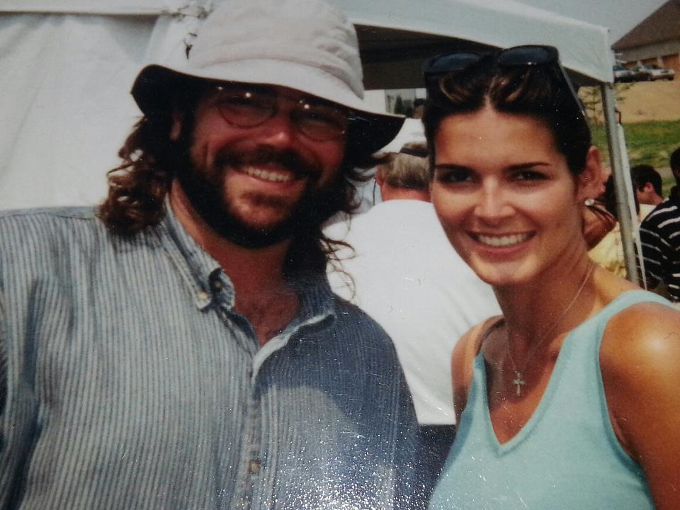 Angie Harmon at a Golf Tournament in Pittsburgh Pa