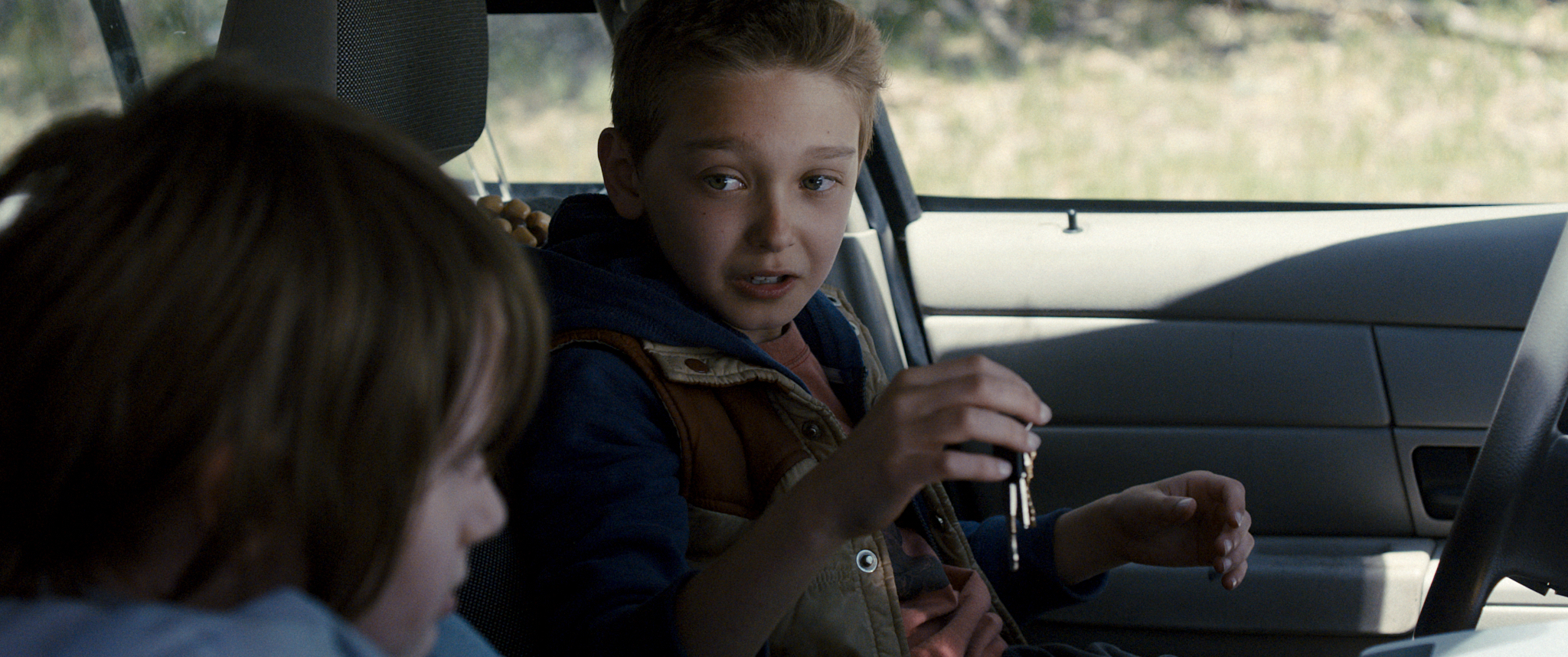 Still of Hays Wellford and James Freedson-Jackson in Cop Car (2015)