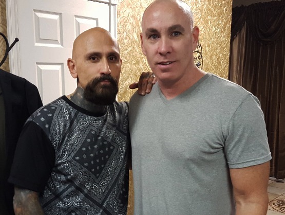 Director Mark Dossett with Actor Robert LaSardo