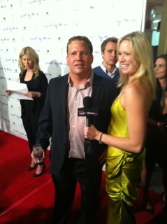 Lawrence Roeck on the red carpet premiere for the Premiere of The Forger