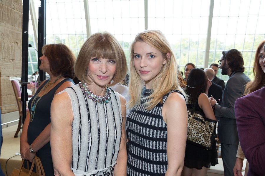 Anna Wintour and Wallis Currie-Wood at the Metropolitan Museum, July 2015