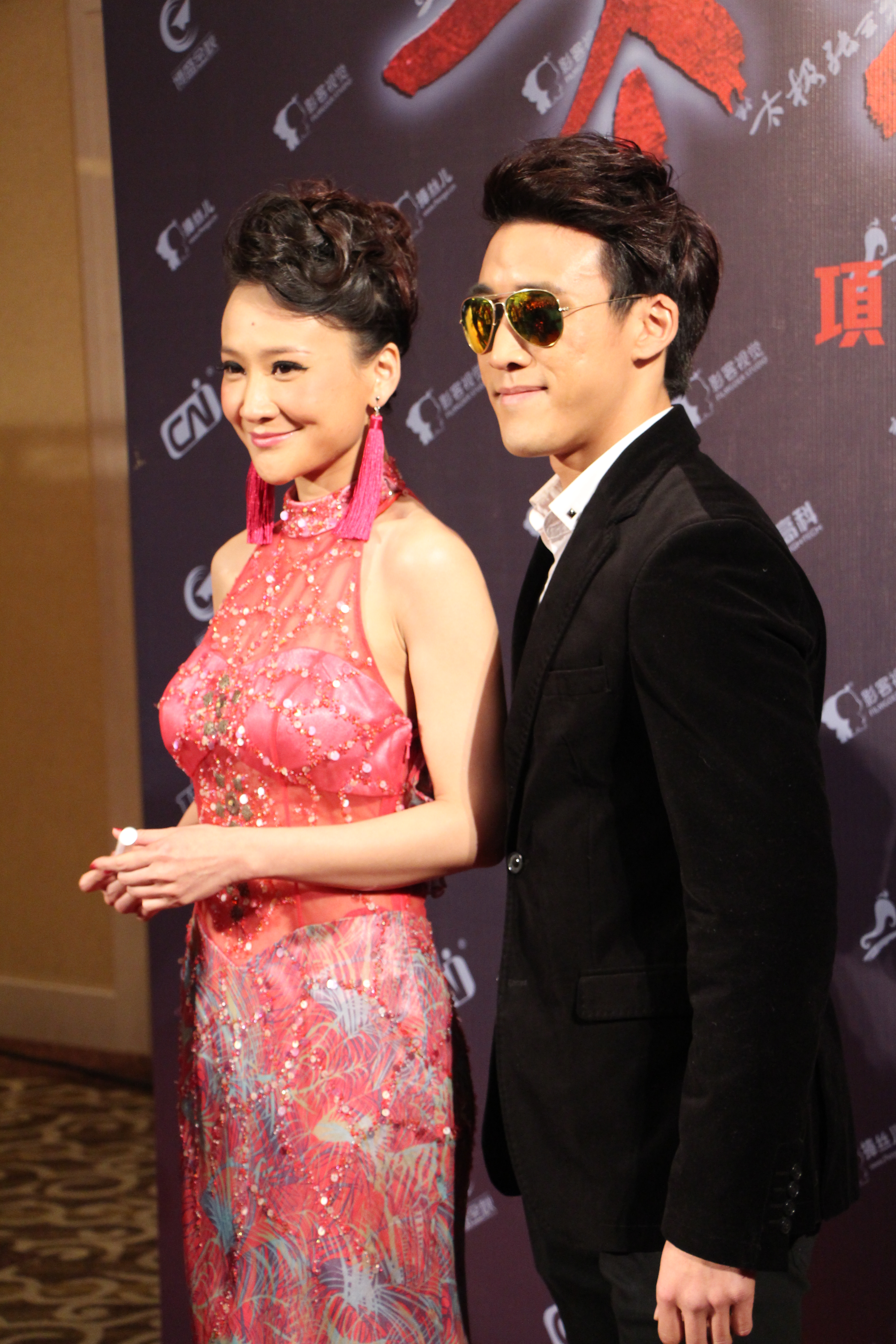 Jerry Liau walking the red carpet for 'New Zhang San Feng' TV Series media press conference