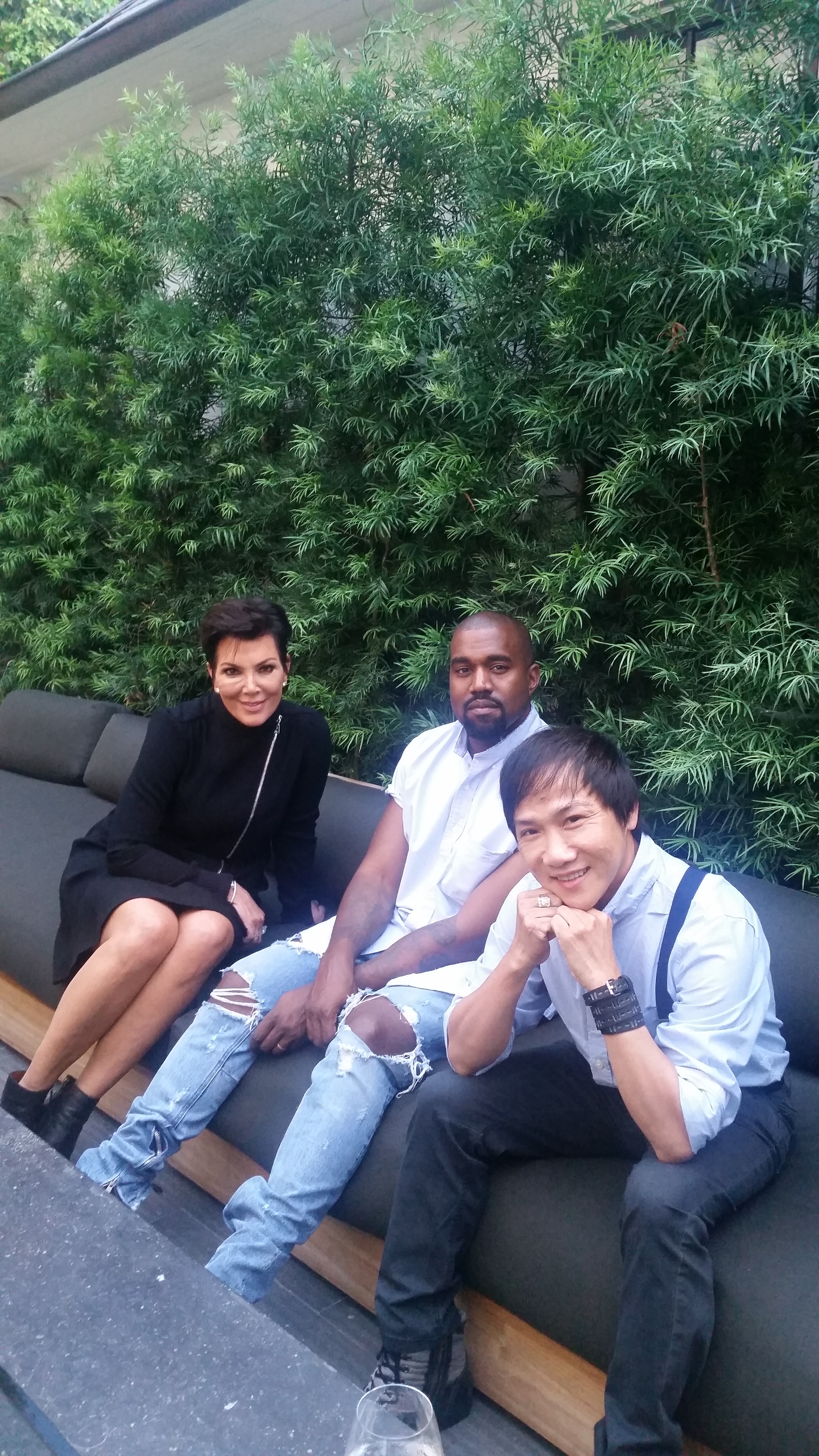 Daniel meeting Kris Jenner ( Kim kardashian's Mom) at Hillary for America even on August 6th, 2015