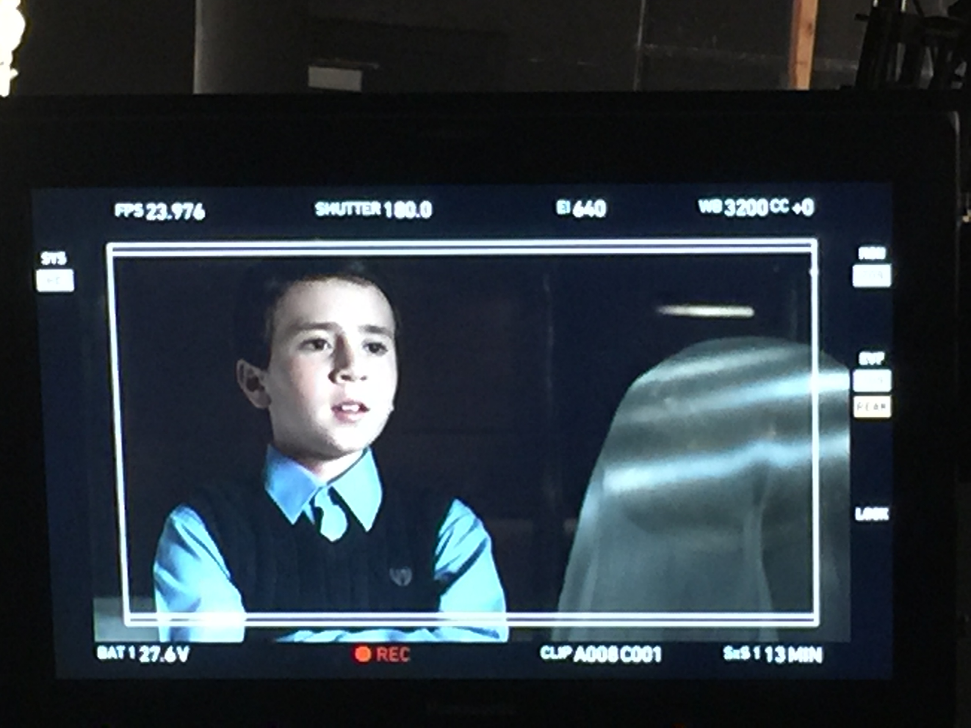 On the set of The Doll that Aged where Jordan played the role: Henry