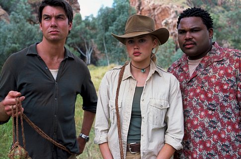 Still of Jerry O'Connell, Estella Warren and Anthony Anderson in Kangaroo Jack (2003)