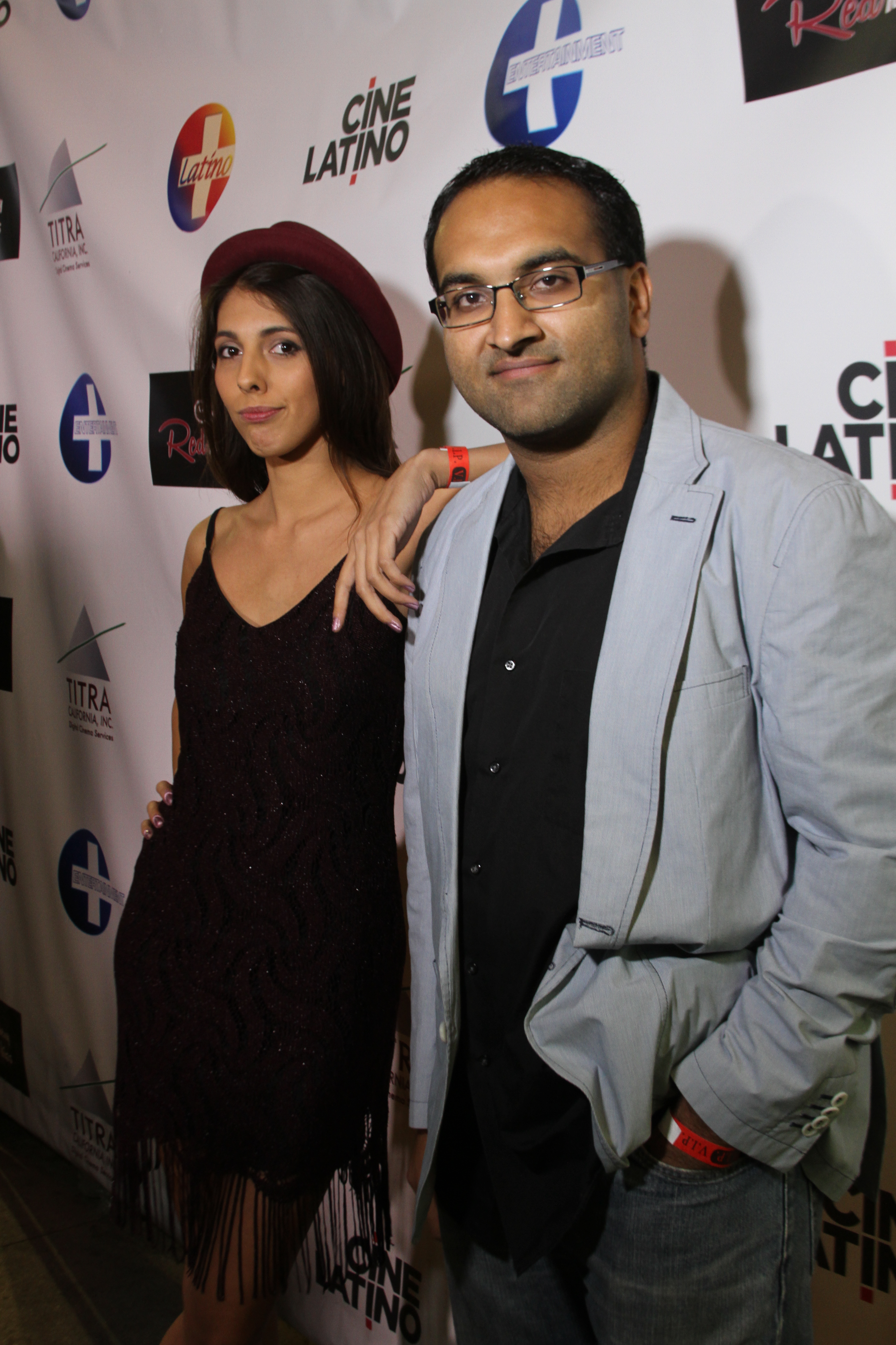 Cherry Red Kiss Beverly Hills screening with co-producer & Fashion One television network producer, Nadeem Mirza.