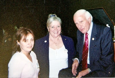 Irina Popa-Erwin & Jim Rohn in Philadelphia, PA (2004)