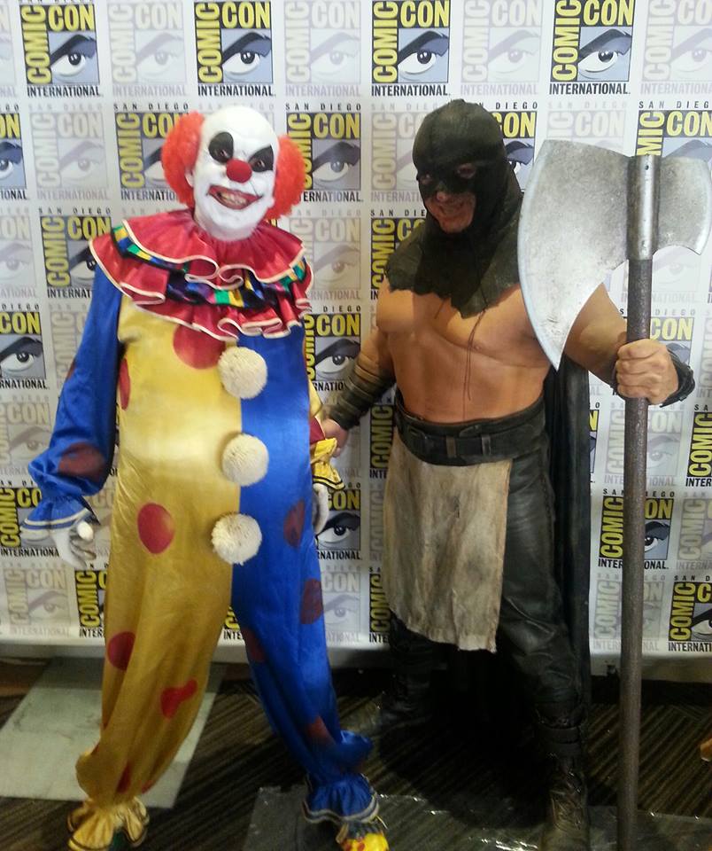 Marshall Choka and Drew Lamkins, San Diego Comic-Con 2014, promoting Goosebumps